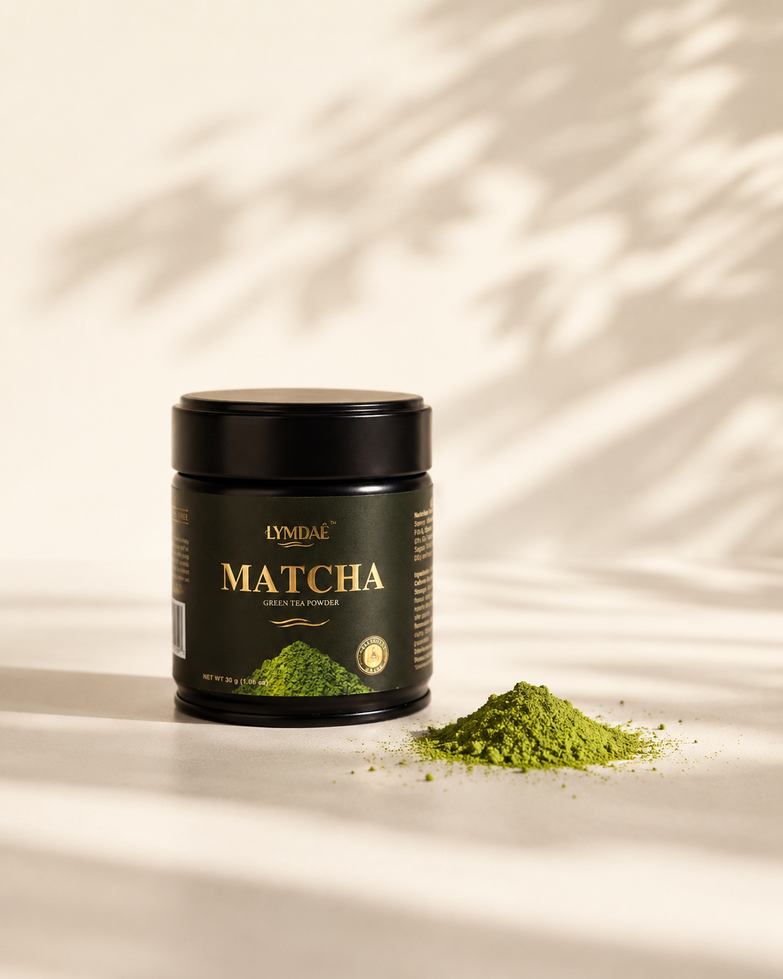 LYMDAE Ceremonial-Grade Matcha Powder 1.06 oz