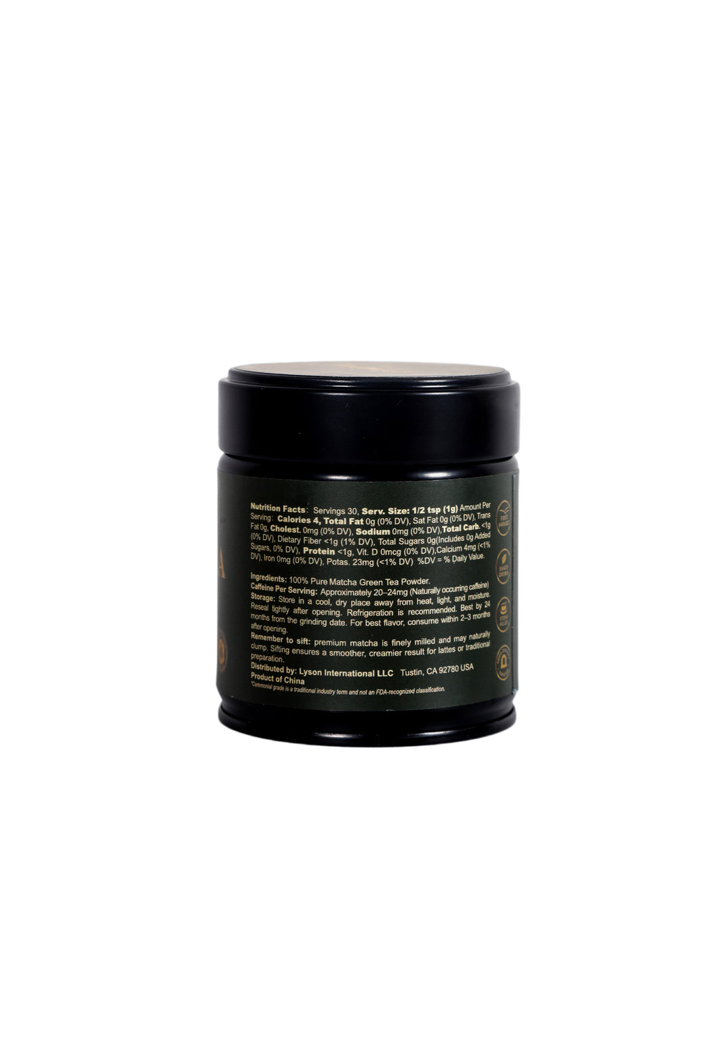 LYMDAE Ceremonial-Grade Matcha Powder 1.06 oz