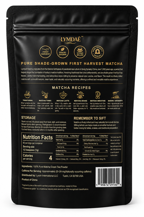 LYMDAE Ceremonial-Grade Matcha Powder 2.12 oz